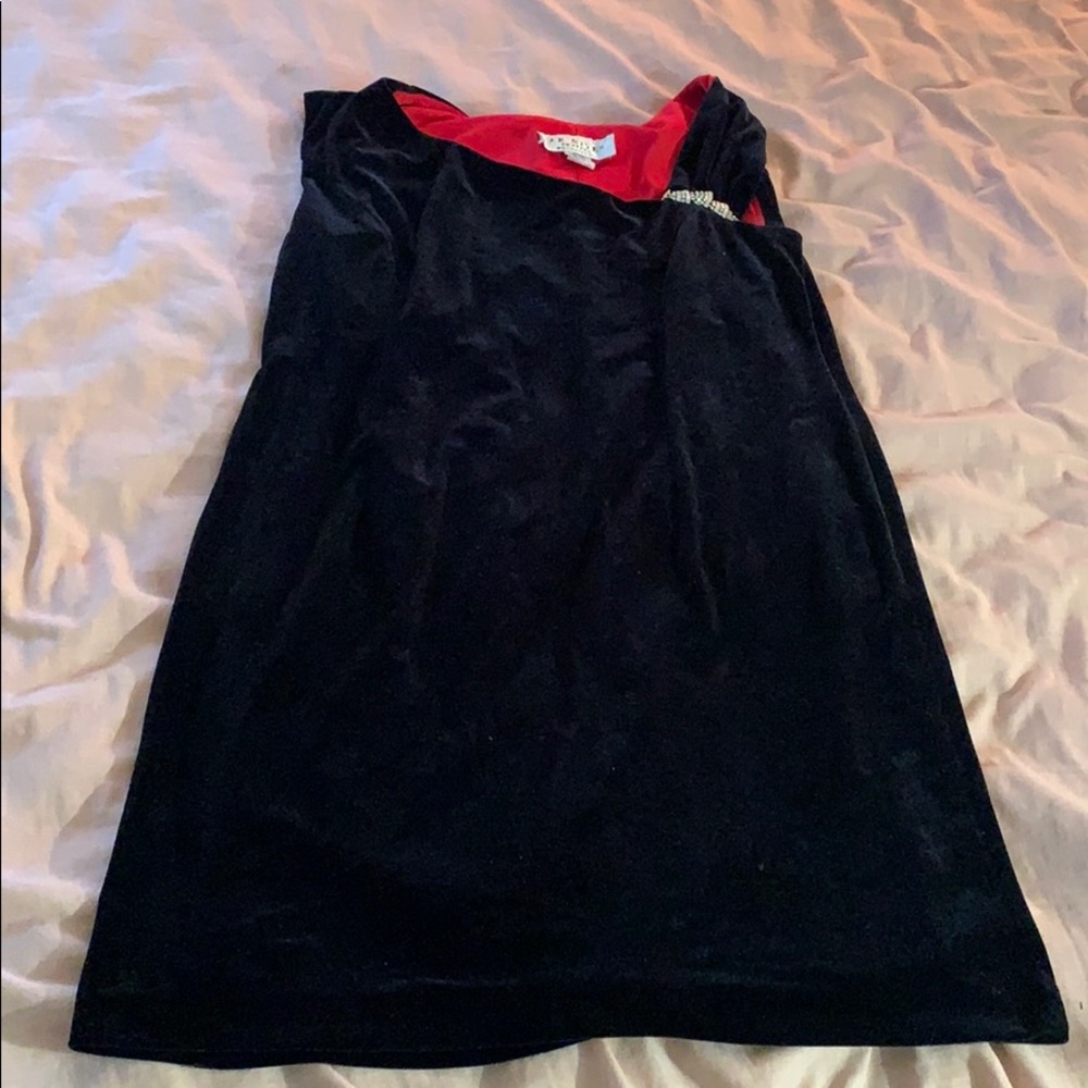 Velvet black dress